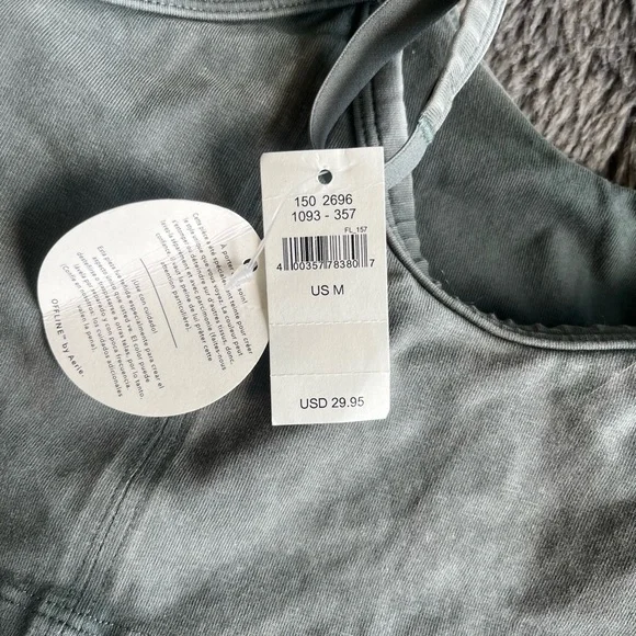 Gray Strappy Aerie Tank Top - Picture 4 of 7